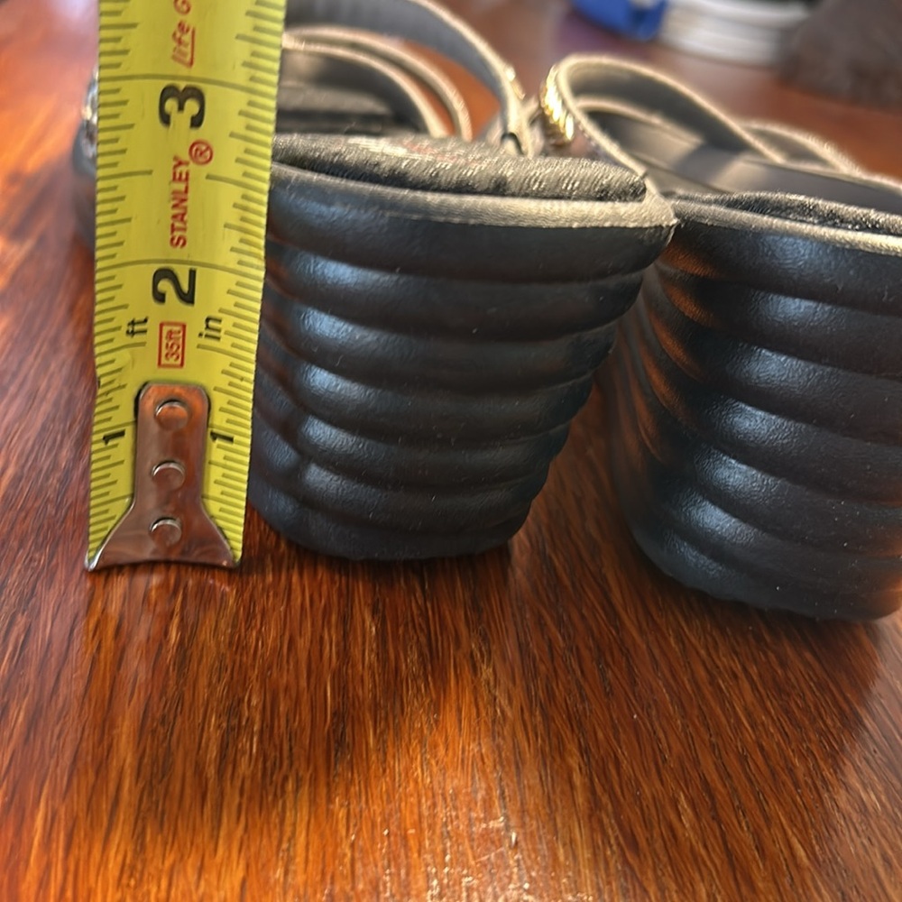 NWT Skecher Rumbler Wave New Lassie Wedge Pewter Sandal. Size 9 - Picture 11 of 11